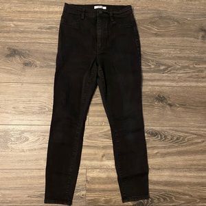 High Waisted Black Jeans